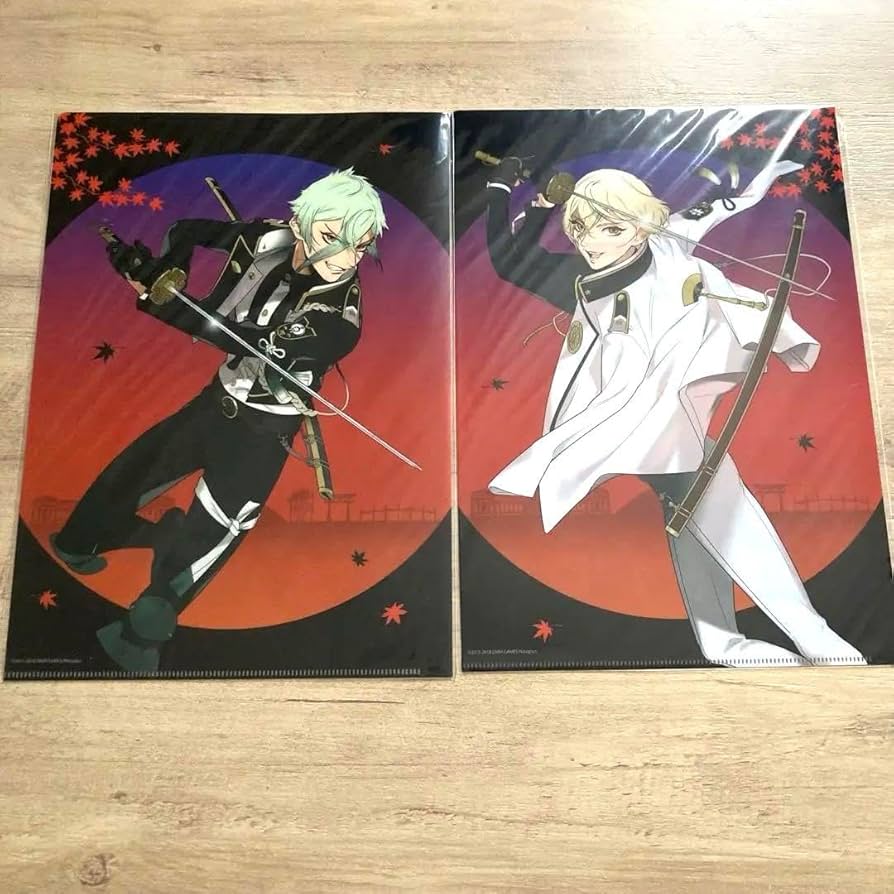 【匿名配送】刀剣乱舞　髭切　膝丸 グッズ　キーホルダー　クリアファイル　メモ帳 匿名配送】刀剣乱舞 髭切 膝丸 グッズ キーホルダー コースター